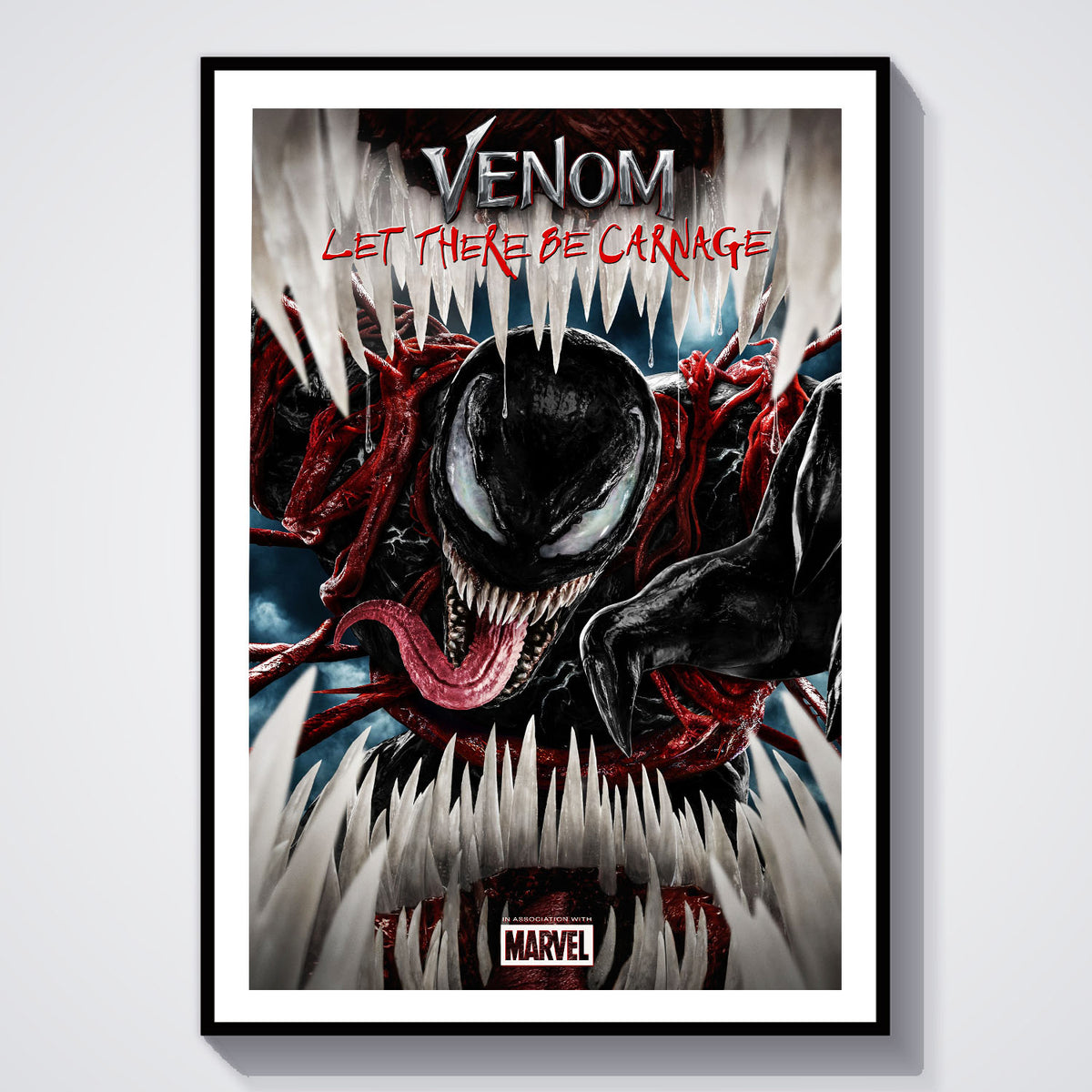 Flex Designs Poster Venom Let There Be Carnage Cinematic 5 x 7" Home Goods - Movie 2021 Movie Poster