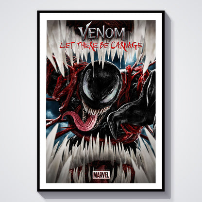 Flex Designs Poster Venom Let There Be Carnage Cinematic 5 x 7" Home Goods - Movie 2021 Movie Poster