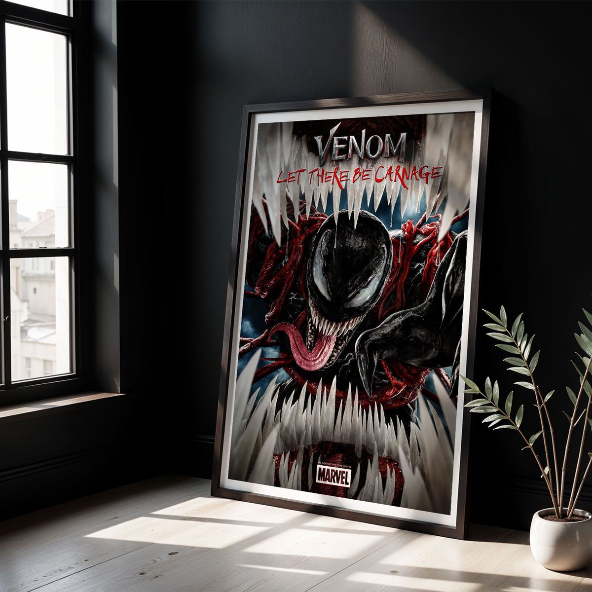 Flex Designs Poster Venom Let There Be Carnage Cinematic 5 x 7" Home Goods - Movie 2021 Movie Poster