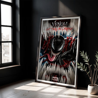 Flex Designs Poster Venom Let There Be Carnage Cinematic 5 x 7" Home Goods - Movie 2021 Movie Poster