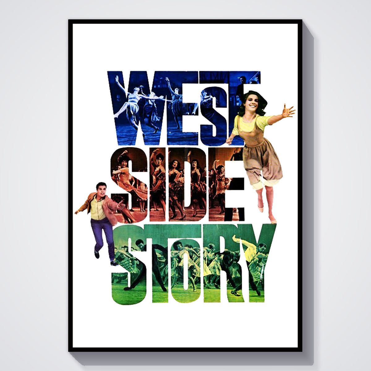 Flex Designs Poster West Side Story Cover 11 x 17" Home Goods - Movie 1961 Movie Poster