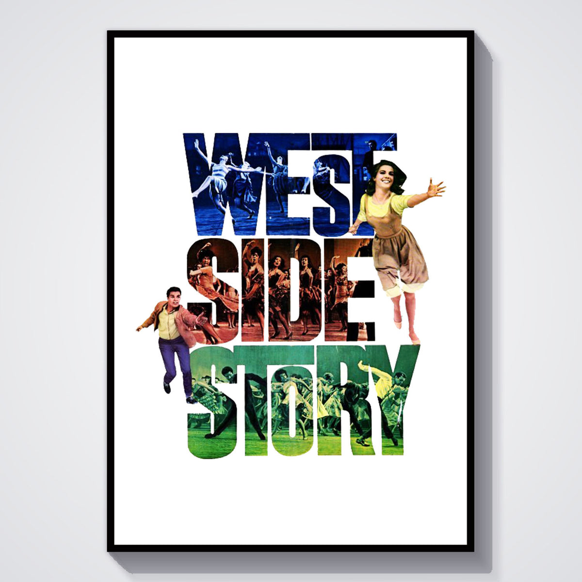 Flex Designs Poster West Side Story Cover 5 x 7" Home Goods - Movie 1961 Movie Poster