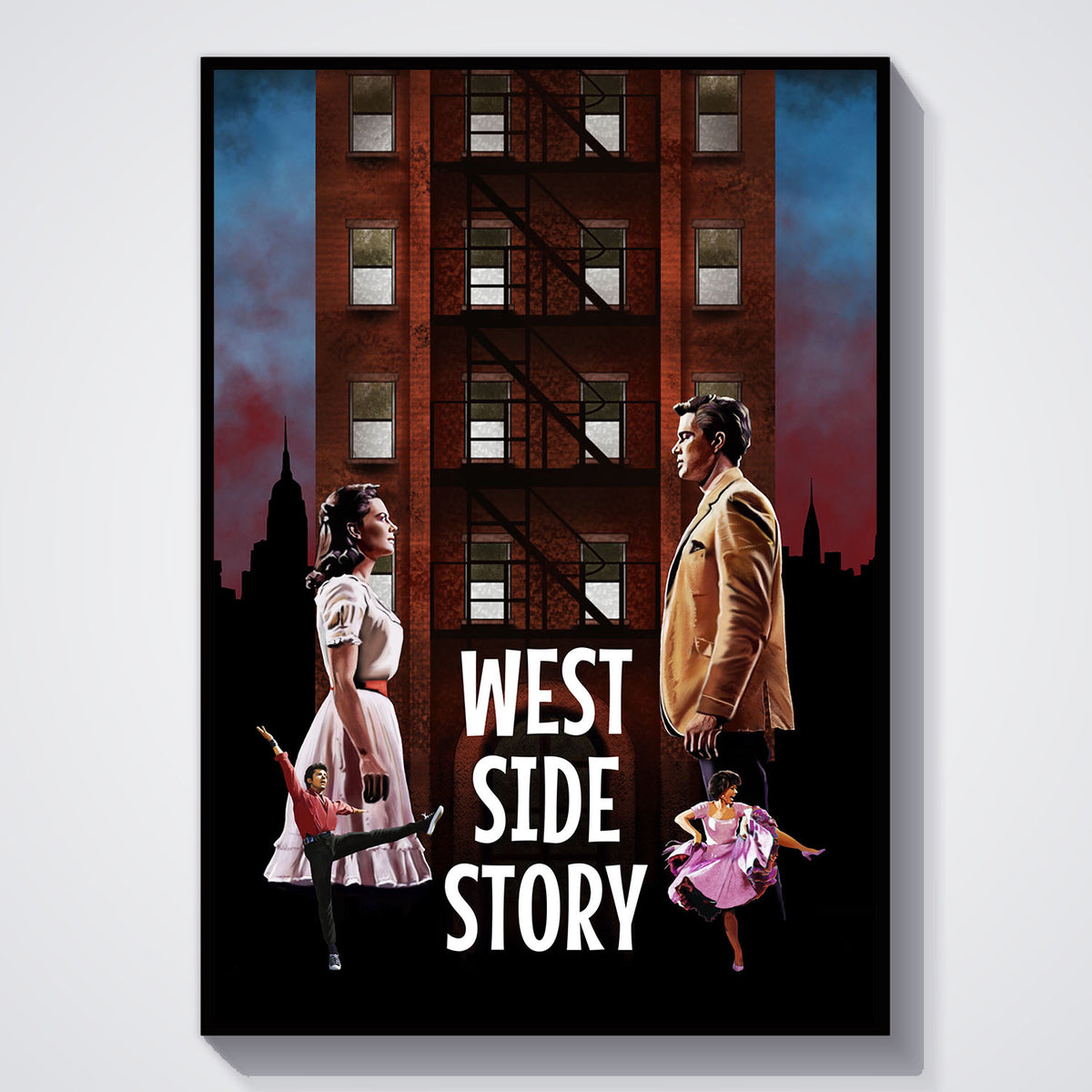 Flex Designs Poster West Side Story 11 x 17" Home Goods - Movie 1961 Movie Poster