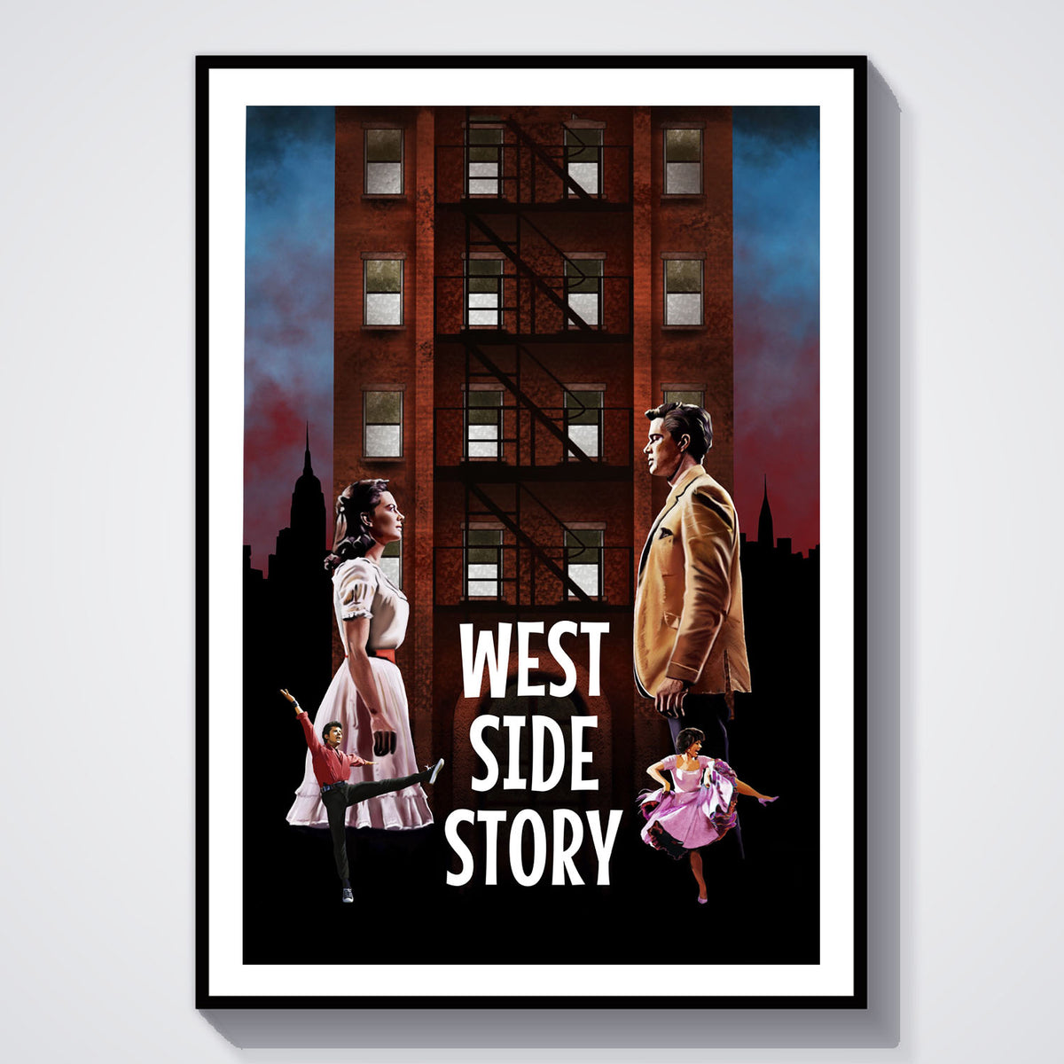 Flex Designs Poster West Side Story 5 x 7" Home Goods - Movie 1961 Movie Poster