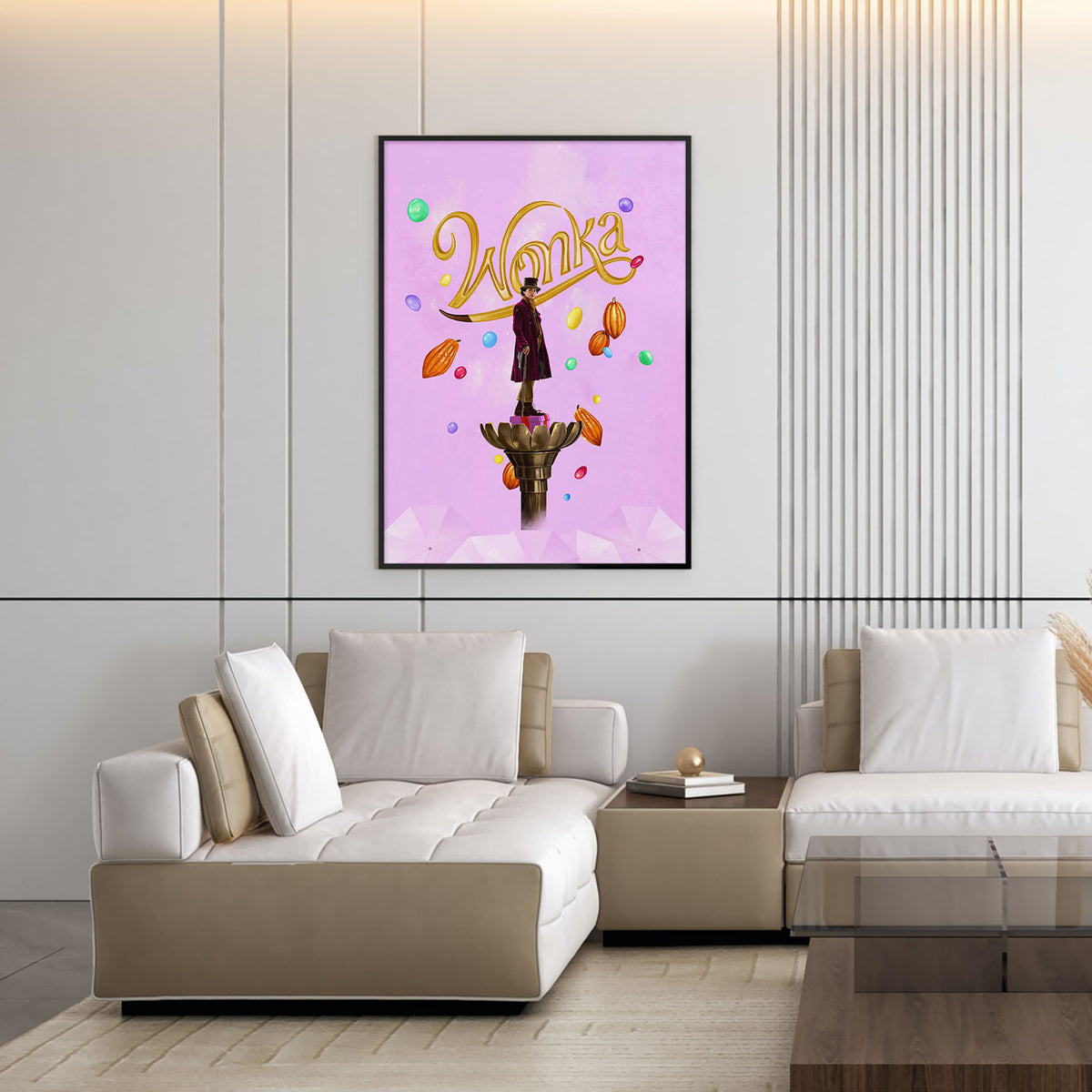 Flex Designs Poster Wonka 11 x 17" Home Goods - Movie 2023 Movie Poster