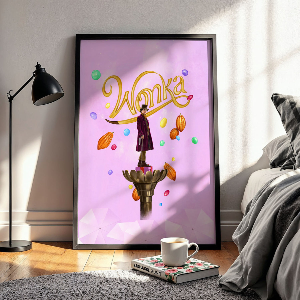 Flex Designs Poster Wonka 11 x 17" Home Goods - Movie 2023 Movie Poster