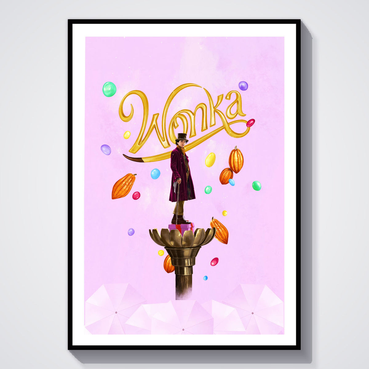 Flex Designs Poster Wonka 5 x 7" Home Goods - Movie 2023 Movie Poster