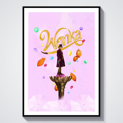 Flex Designs Poster Wonka 5 x 7" Home Goods - Movie 2023 Movie Poster