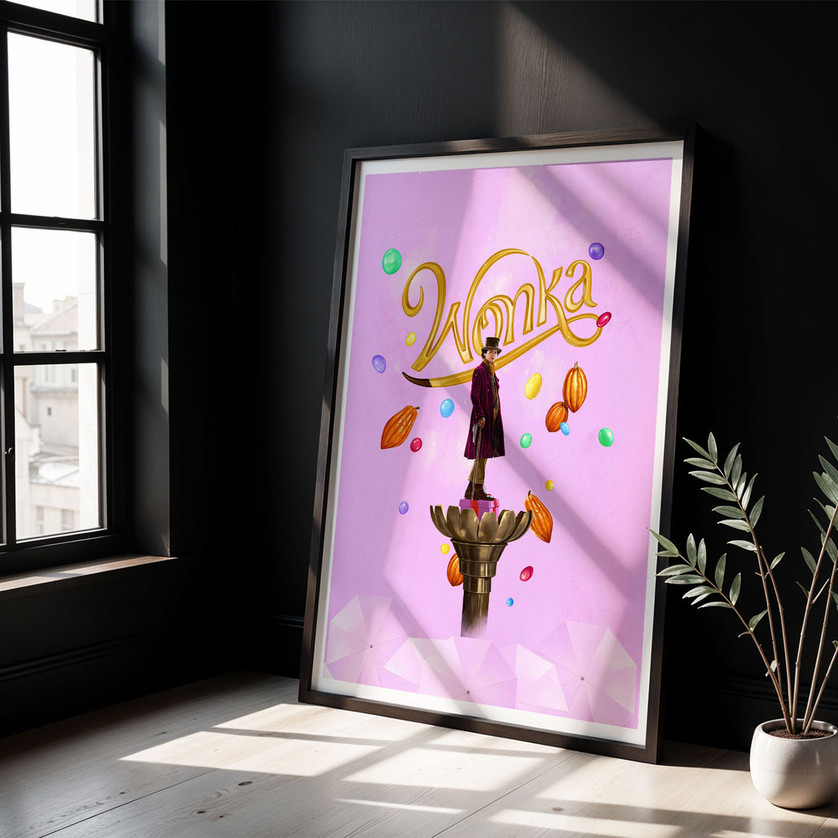 Flex Designs Poster Wonka 5 x 7" Home Goods - Movie 2023 Movie Poster