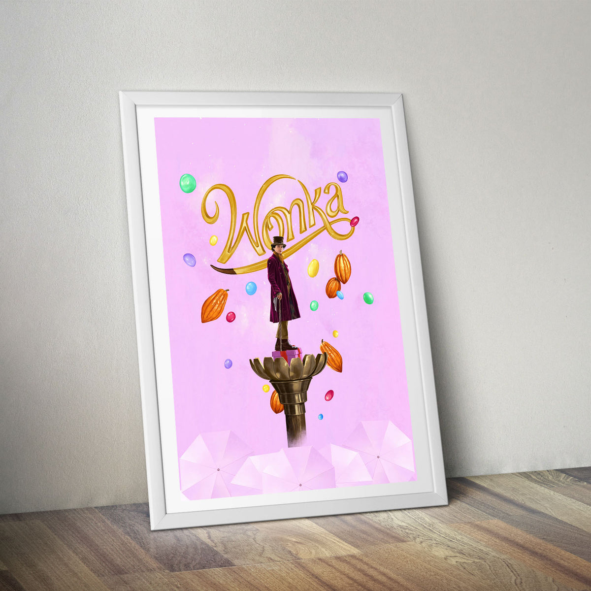 Flex Designs Poster Wonka 5 x 7" Home Goods - Movie 2023 Movie Poster