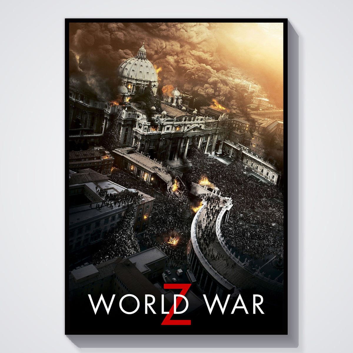 Flex Designs Poster World War Z Theatrical 11 x 17" Home Goods - Movie 2013 Movie Poster