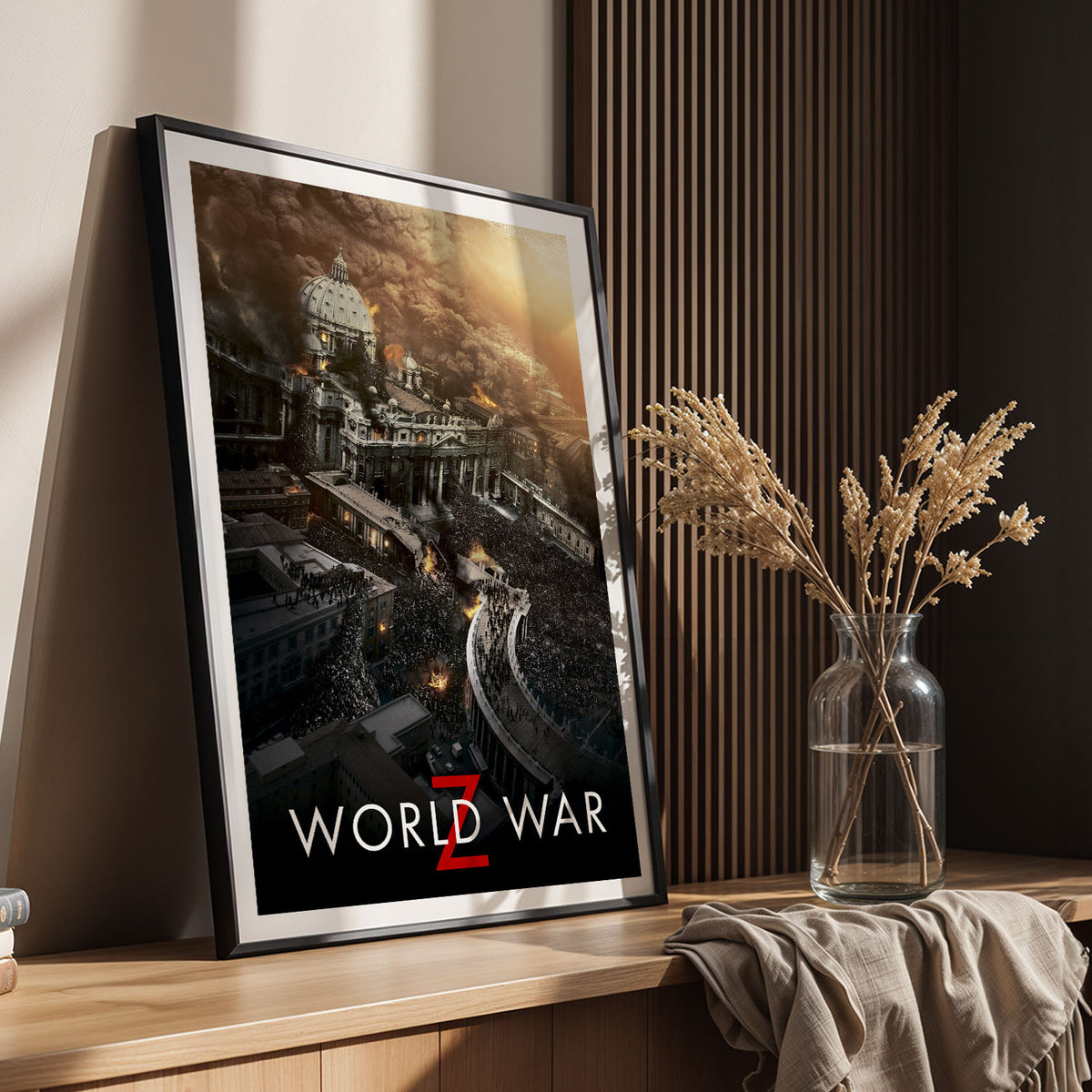 Flex Designs Poster World War Z Theatrical 11 x 17" Home Goods - Movie 2013 Movie Poster