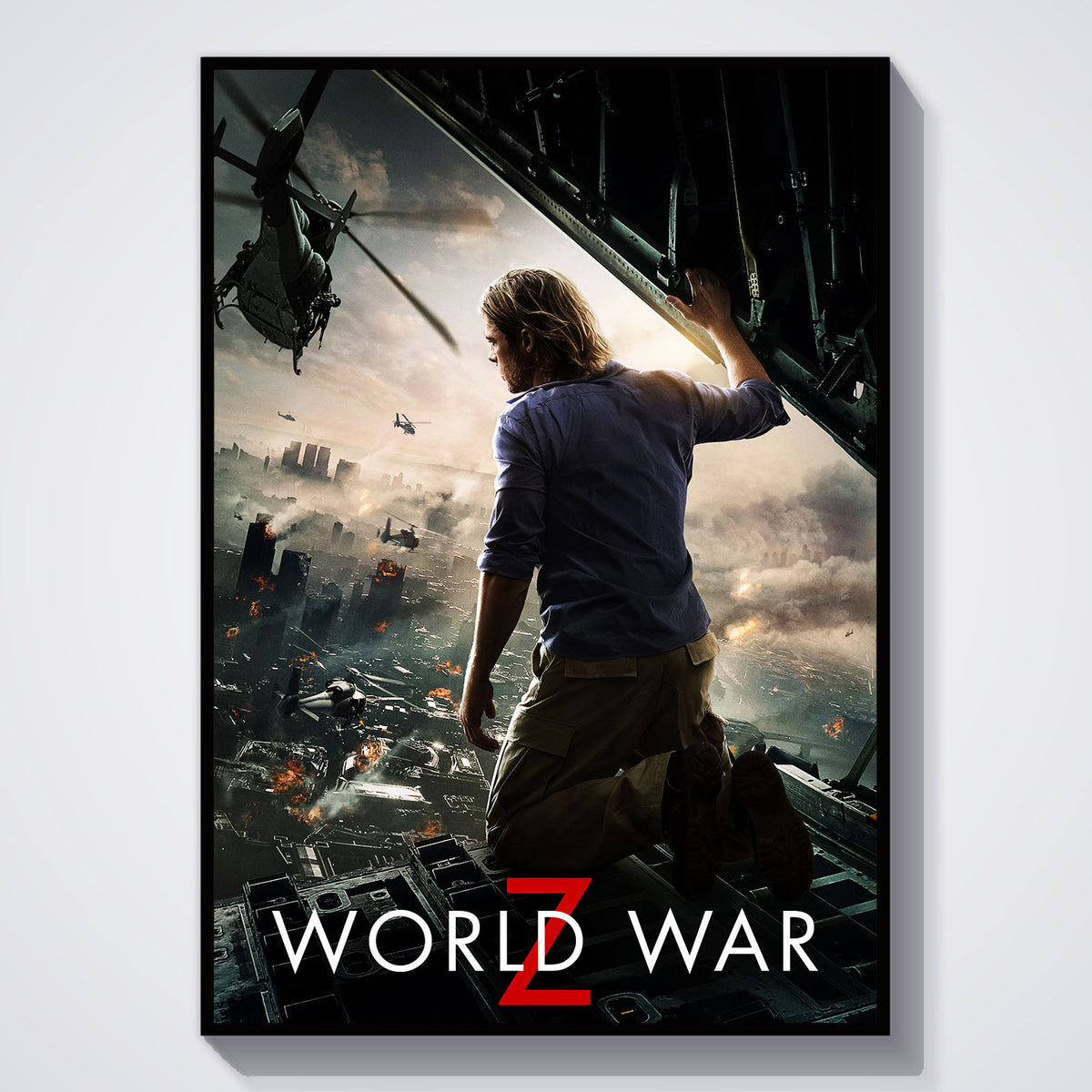 Flex Designs Poster World War Z 11 x 17" Home Goods - Movie 2013 Movie Poster
