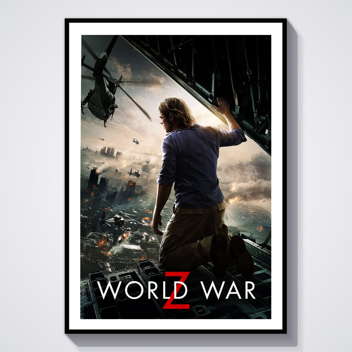 Flex Designs Poster World War Z 5 x 7" Home Goods - Movie 2013 Movie Poster