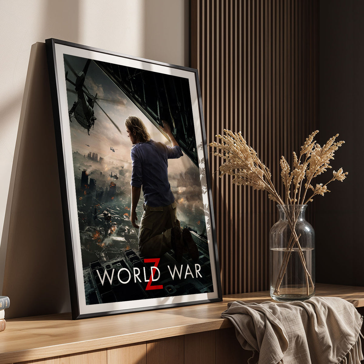 Flex Designs Poster World War Z 11 x 17" Home Goods - Movie 2013 Movie Poster