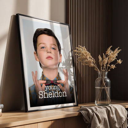 Flex Designs Poster Young Sheldon 11 x 17" Home Goods - TV Show 2017 TV Show Poster