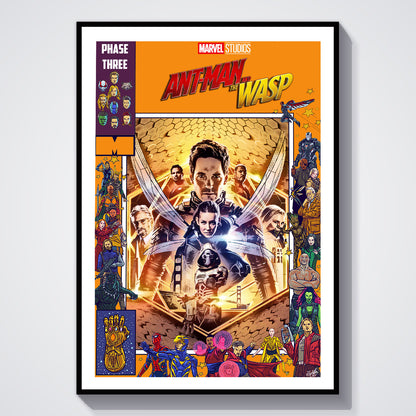 Flex Designs Poster Ant Man and the Wasp Comics 5 x 7" Home Goods - Movie 2018 Movie Poster