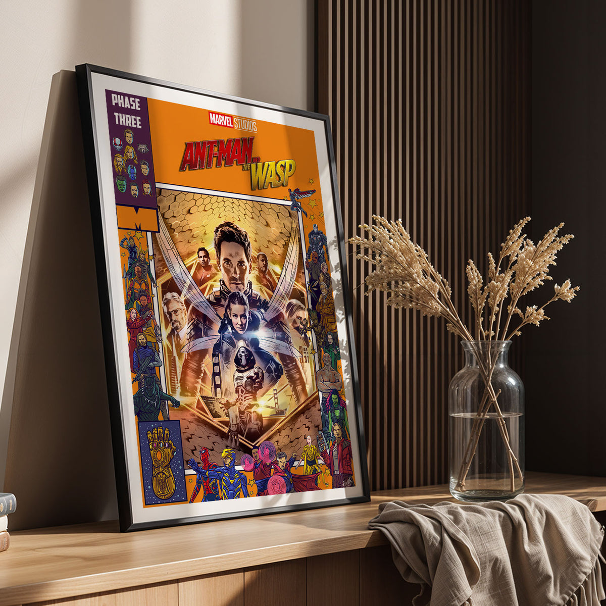 Flex Designs Poster Ant Man and the Wasp Comics 11 x 17" Home Goods - Movie 2018 Movie Poster