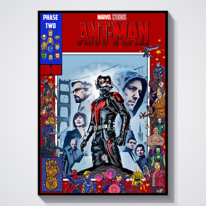Flex Designs Poster Ant-Man Comics 11 x 17" Home Goods - Movie 2015 Movie Poster