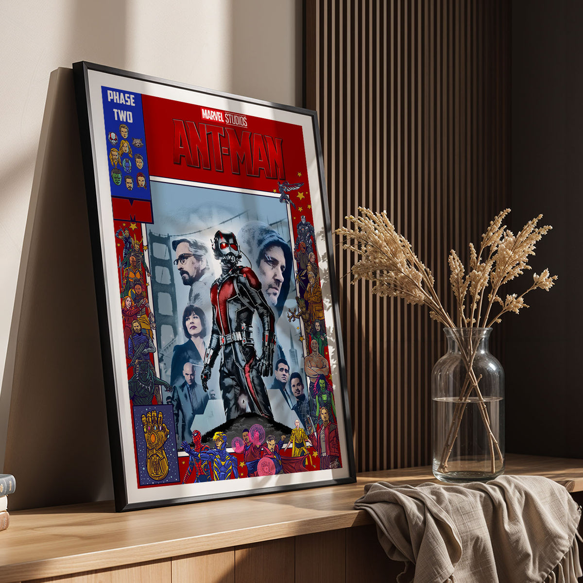 Flex Designs Poster Ant-Man Comics 11 x 17" Home Goods - Movie 2015 Movie Poster