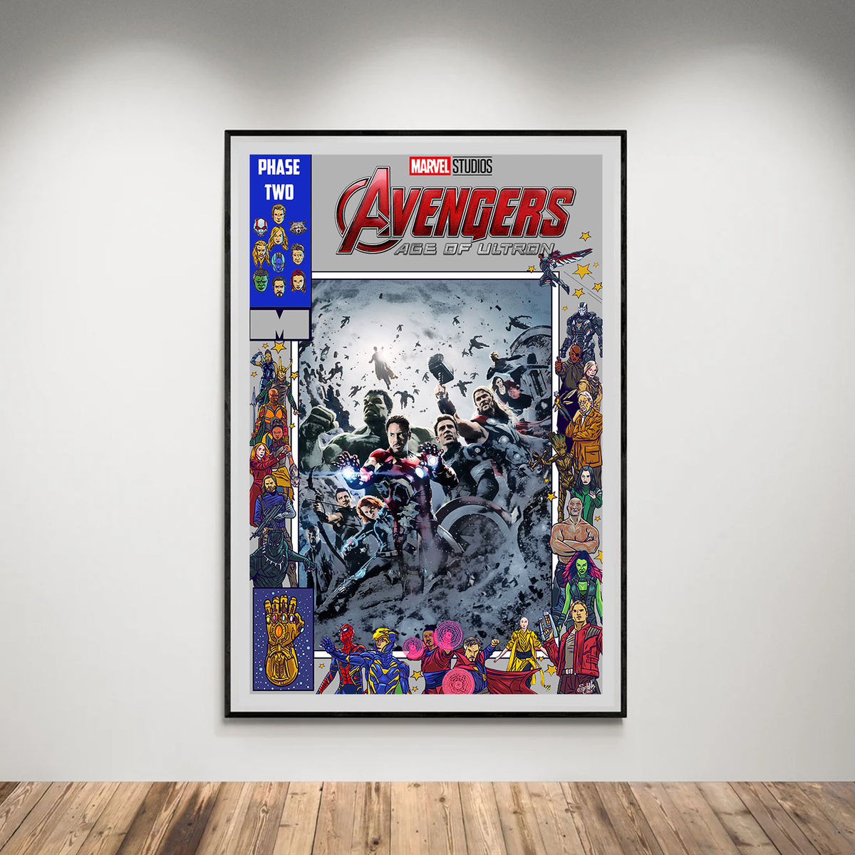 Flex Designs Poster Avengers Age of Ultron Comics 5 x 7" Home Goods - Movie 2015 Movie Poster