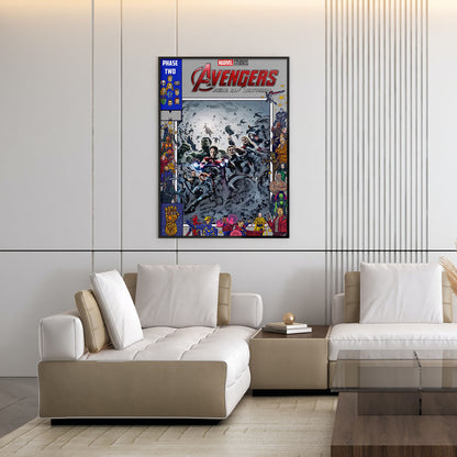 Flex Designs Poster Avengers Age of Ultron Comics 11 x 17" Home Goods - Movie 2015 Movie Poster
