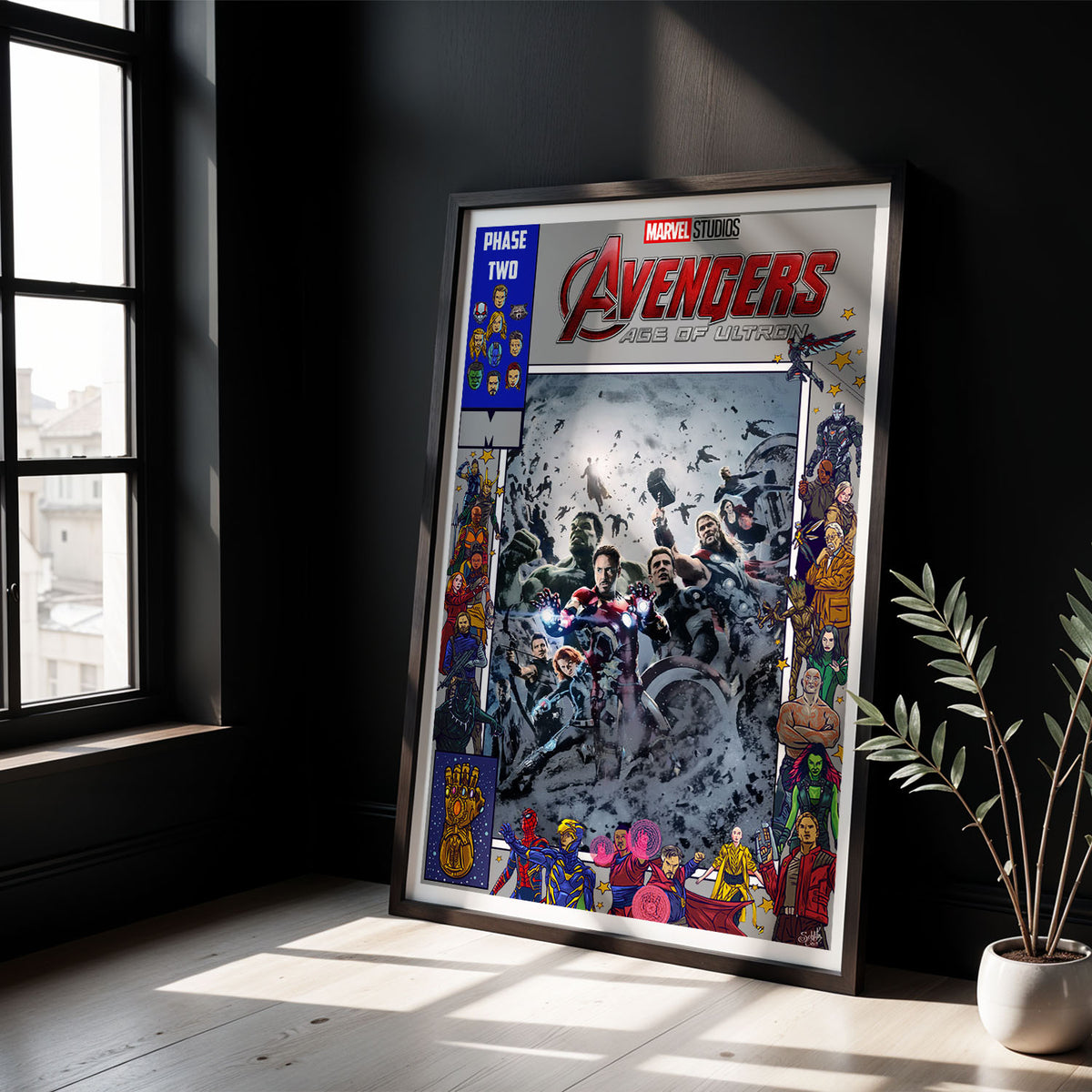Flex Designs Poster Avengers Age of Ultron Comics 5 x 7" Home Goods - Movie 2015 Movie Poster