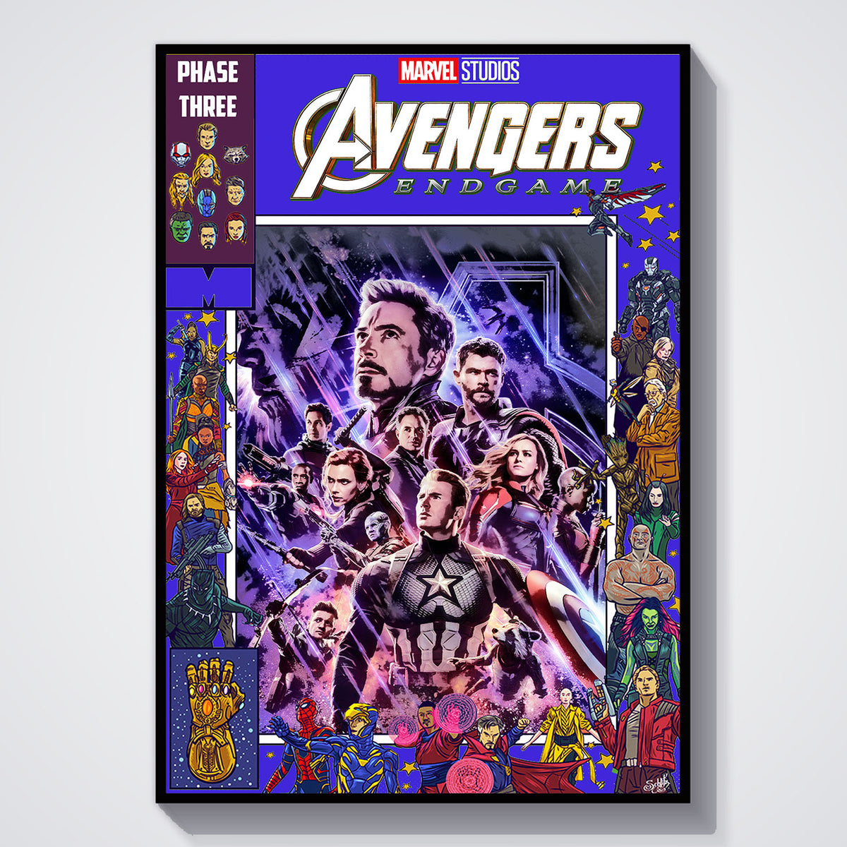 Flex Designs Poster Avengers Endgame Comics 11 x 17" Home Goods - Movie 2019 Movie Poster
