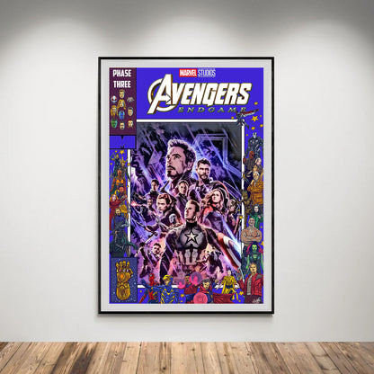 Flex Designs Poster Avengers Endgame Comics 5 x 7" Home Goods - Movie 2019 Movie Poster