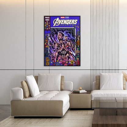 Flex Designs Poster Avengers Endgame Comics 11 x 17" Home Goods - Movie 2019 Movie Poster