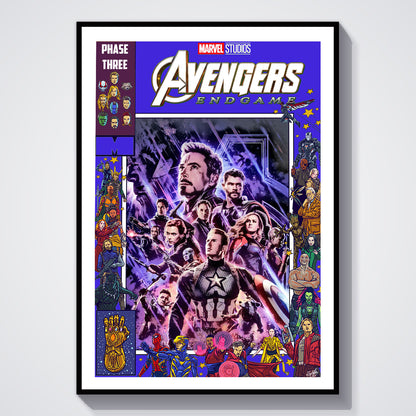 Flex Designs Poster Avengers Endgame Comics 5 x 7" Home Goods - Movie 2019 Movie Poster
