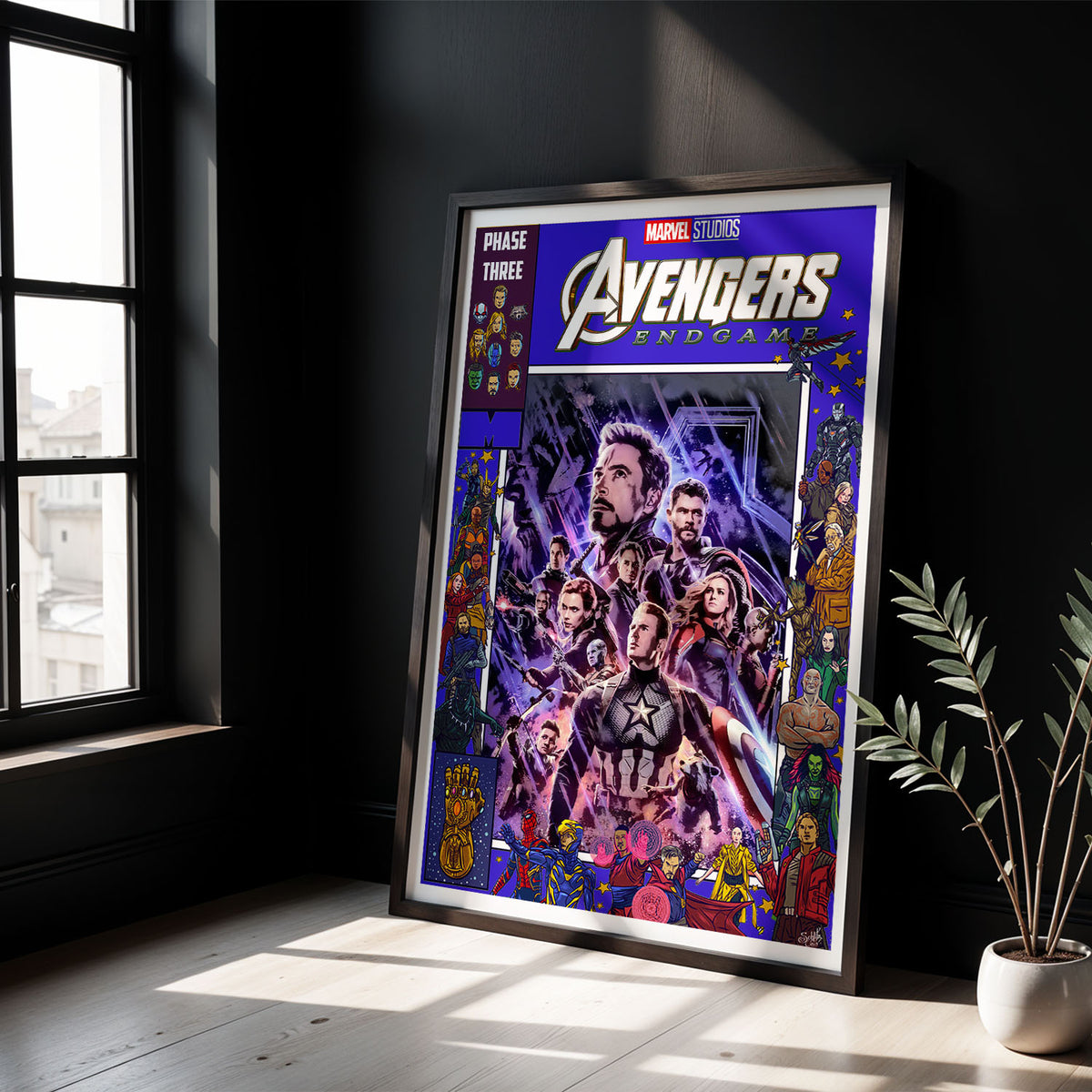 Flex Designs Poster Avengers Endgame Comics 5 x 7" Home Goods - Movie 2019 Movie Poster