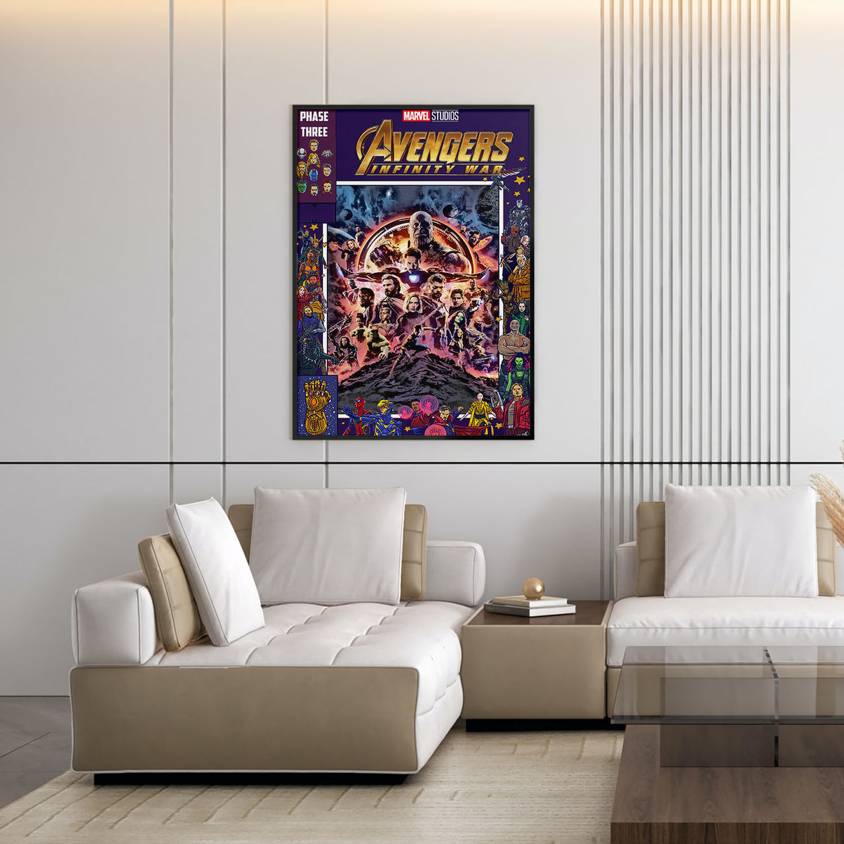 Flex Designs Poster Avengers Infinity War Comics 11 x 17" Home Goods - Movie 2018 Movie Poster