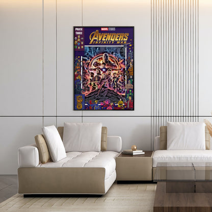 Flex Designs Poster Avengers Infinity War Comics 11 x 17" Home Goods - Movie 2018 Movie Poster