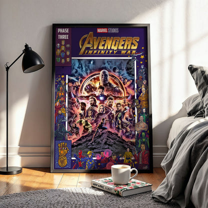 Flex Designs Poster Avengers Infinity War Comics 11 x 17" Home Goods - Movie 2018 Movie Poster