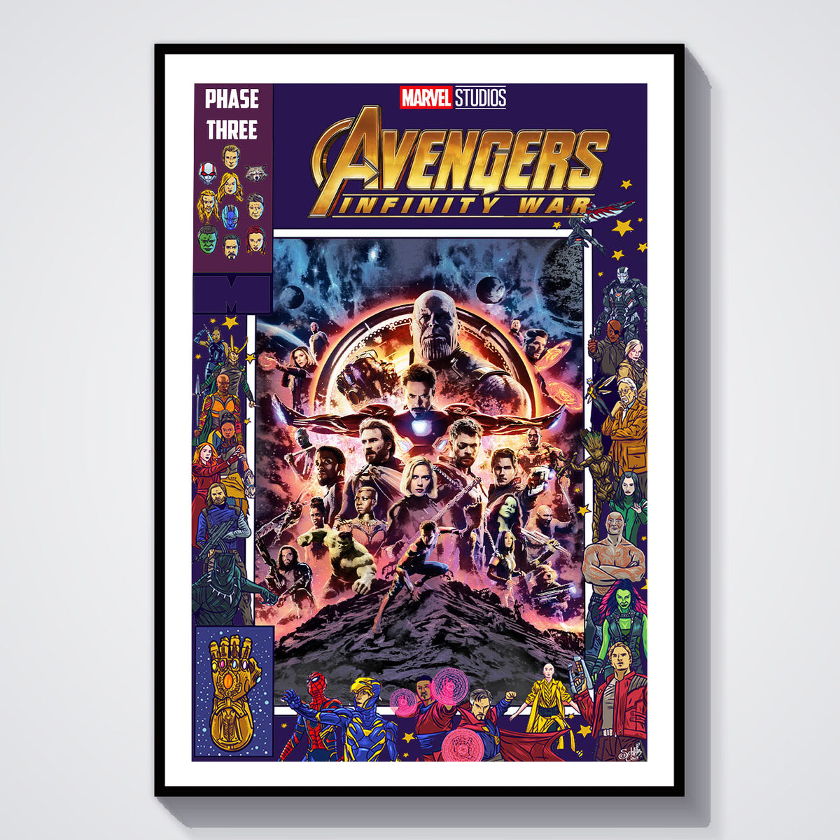 Flex Designs Poster Avengers Infinity War Comics 5 x 7" Home Goods - Movie 2018 Movie Poster