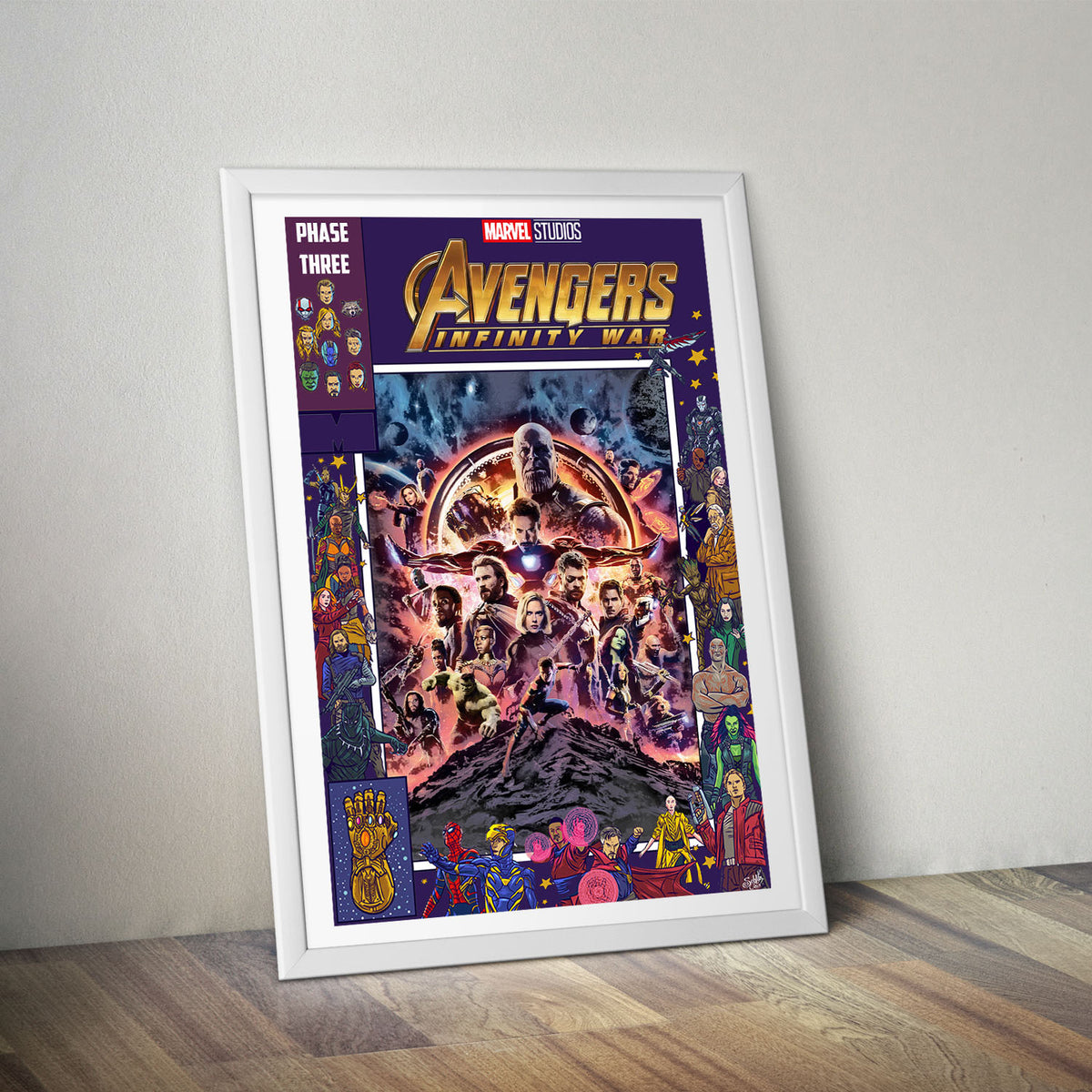 Flex Designs Poster Avengers Infinity War Comics 5 x 7" Home Goods - Movie 2018 Movie Poster
