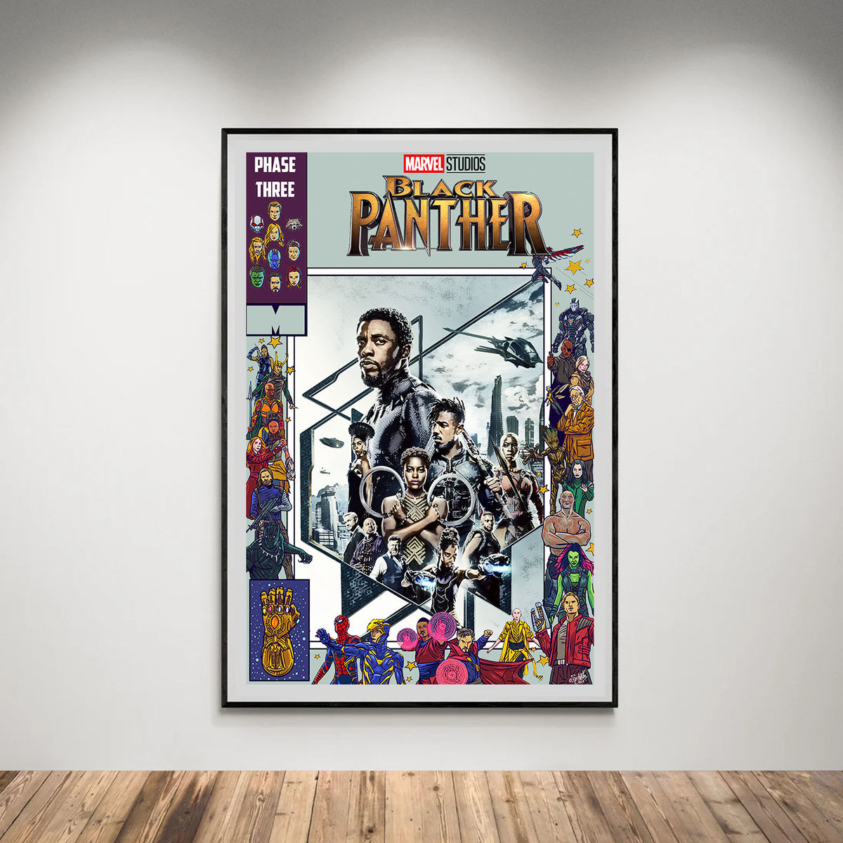 Flex Designs Poster Black Panther Comics 5 x 7" Home Goods - Movie 2018 Movie Poster