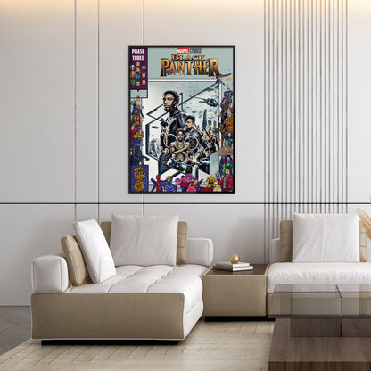 Flex Designs Poster Black Panther Comics 11 x 17" Home Goods - Movie 2018 Movie Poster