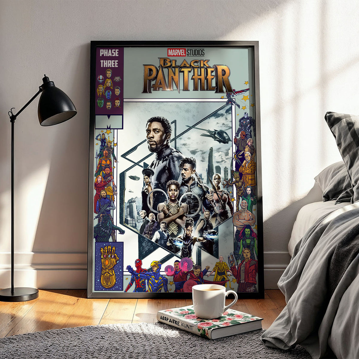 Flex Designs Poster Black Panther Comics 11 x 17" Home Goods - Movie 2018 Movie Poster