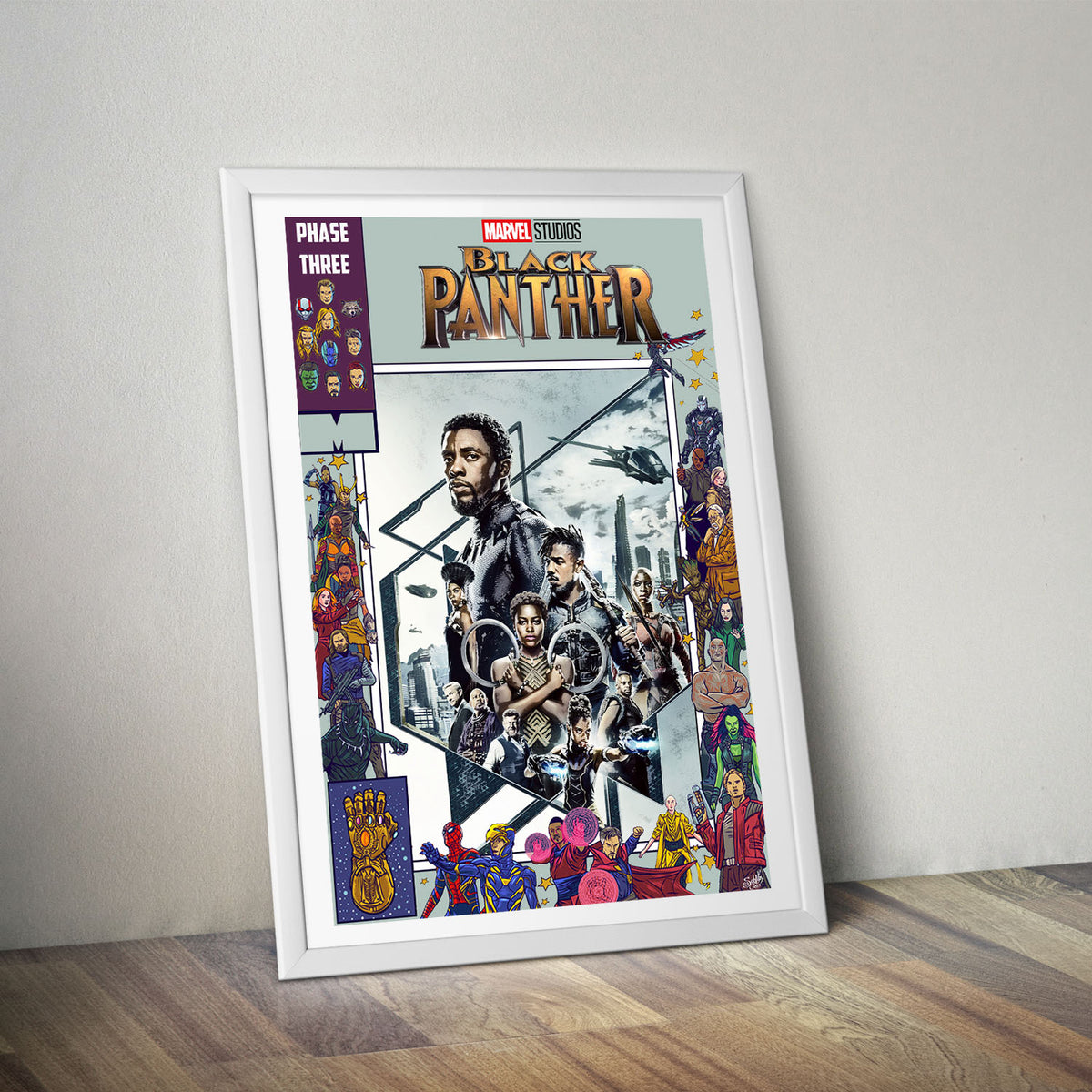 Flex Designs Poster Black Panther Comics 5 x 7" Home Goods - Movie 2018 Movie Poster