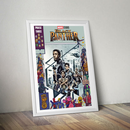 Flex Designs Poster Black Panther Comics 5 x 7" Home Goods - Movie 2018 Movie Poster