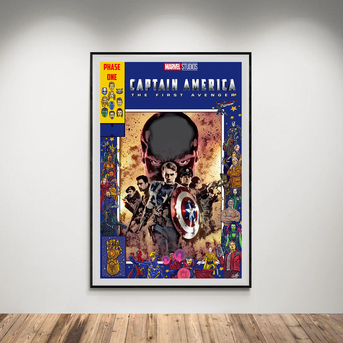 Flex Designs Poster Captain America The First Avenger Comics 5 x 7" Home Goods - Movie 2011 Movie Poster