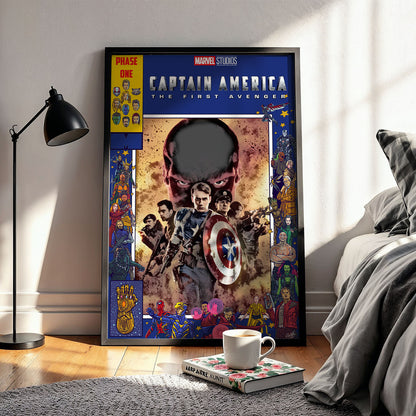 Flex Designs Poster Captain America The First Avenger Comics 11 x 17" Home Goods - Movie 2011 Movie Poster