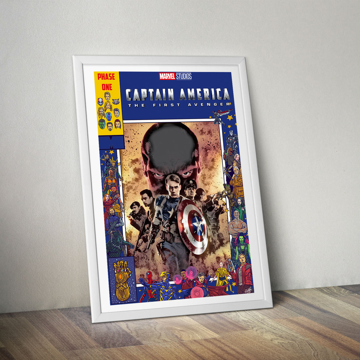 Flex Designs Poster Captain America The First Avenger Comics 5 x 7" Home Goods - Movie 2011 Movie Poster