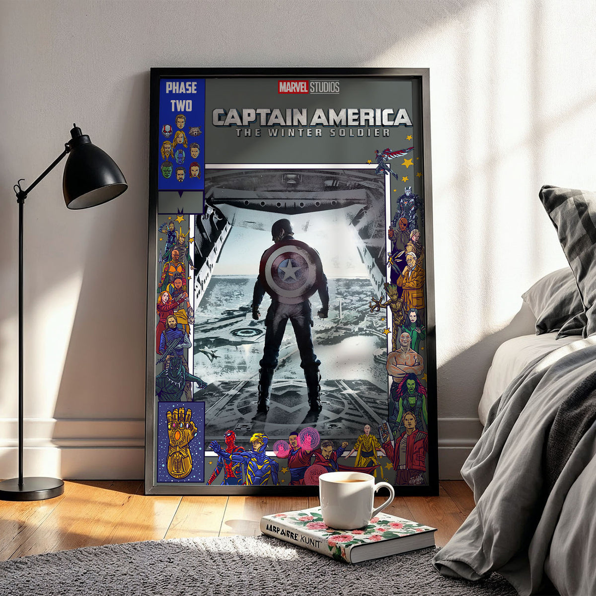 Flex Designs Poster Captain America The Winter Soldier Comics 11 x 17" Home Goods - Movie 2014 Movie Poster