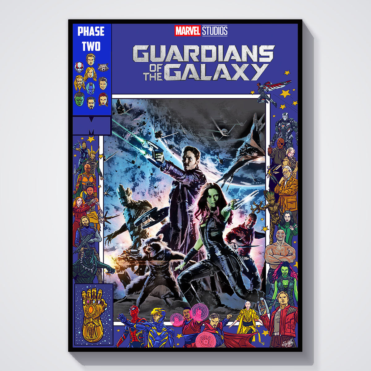 Flex Designs Poster Guardians of the Galaxy Comics 11 x 17" Home Goods - Movie 2014 Movie Poster
