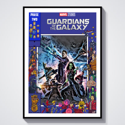 Flex Designs Poster Guardians of the Galaxy Comics 5 x 7" Home Goods - Movie 2014 Movie Poster