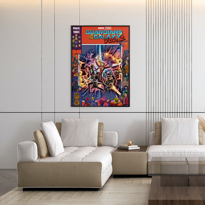 Flex Designs Poster Guardians of the Galaxy Vol 2 Comics 11 x 17" Home Goods - Movie 2017 Movie Poster
