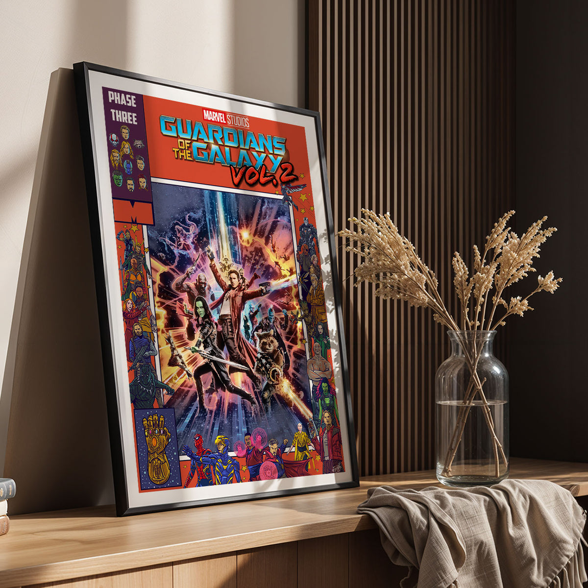 Flex Designs Poster Guardians of the Galaxy Vol 2 Comics 11 x 17" Home Goods - Movie 2017 Movie Poster
